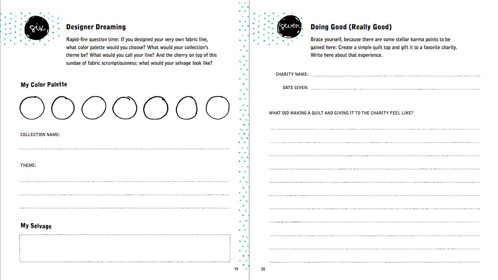Quilter's Yearbook Lucky Spool